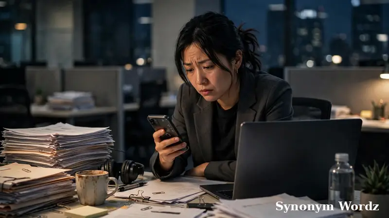 colleagues discussing email mistakes in a meeting