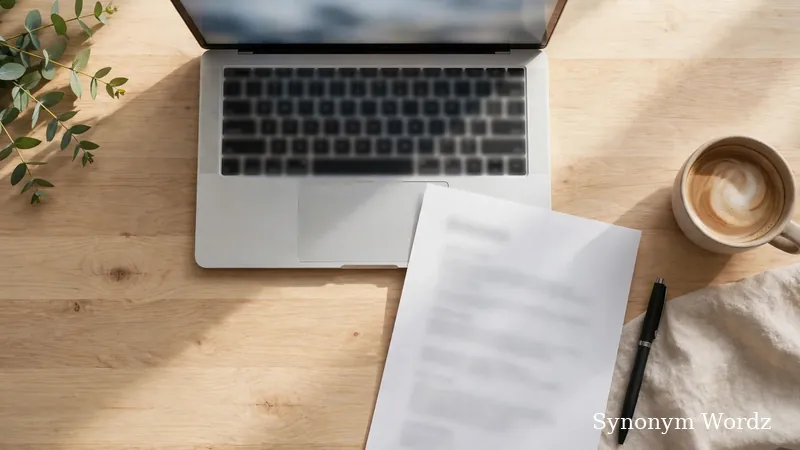 Polished resume lying on a desk next to a laptop, pen, and coffee cup in soft morning light