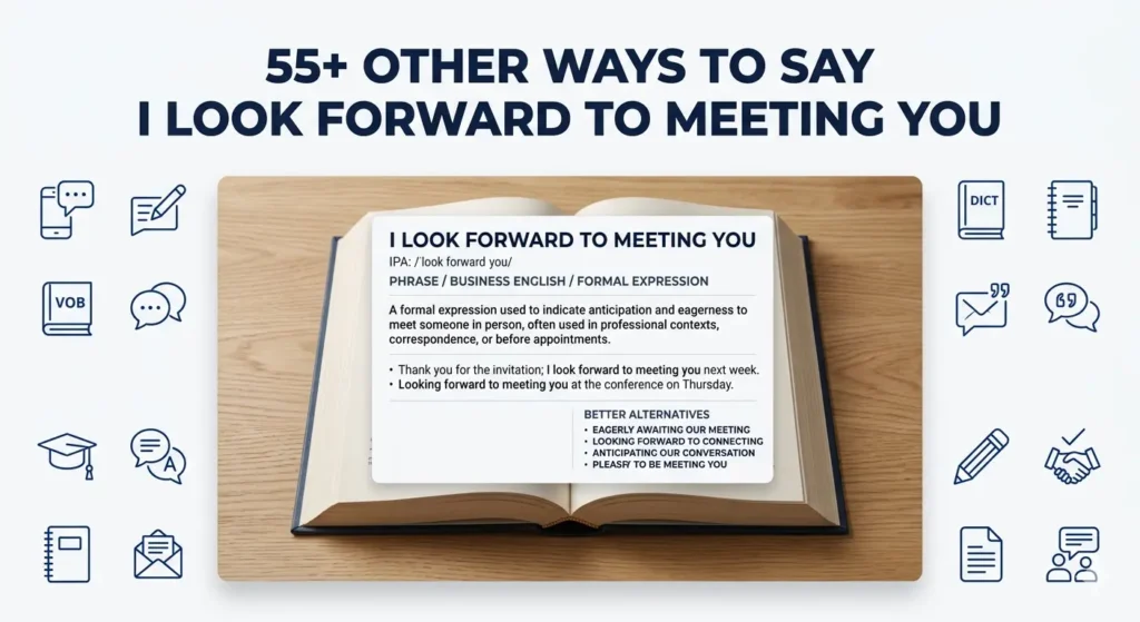 55+ Other Ways to Say I Look Forward to Meeting You