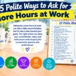 25 Polite Ways to Ask for More Hours at Work