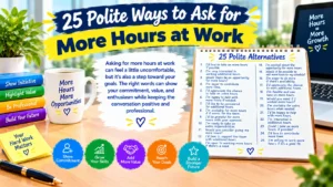 Polite Ways to Ask for More Hours at Work