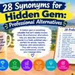 28 Synonyms for Hidden Gem: Professional Alternatives