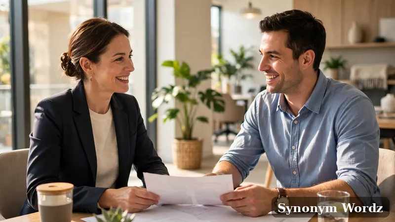 Employee discussing green card sponsorship with an HR manager in a bright modern office