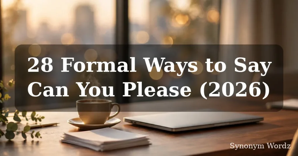 28 Formal Ways to Say Can You Please