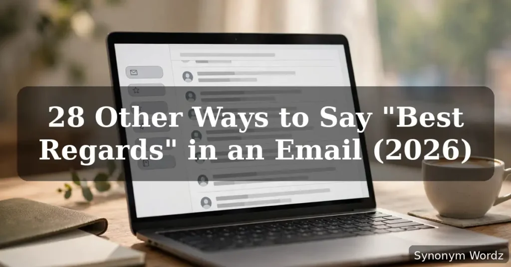 Illustration for the guide 28 Other Ways to Say Best Regards in an Email (2026)
