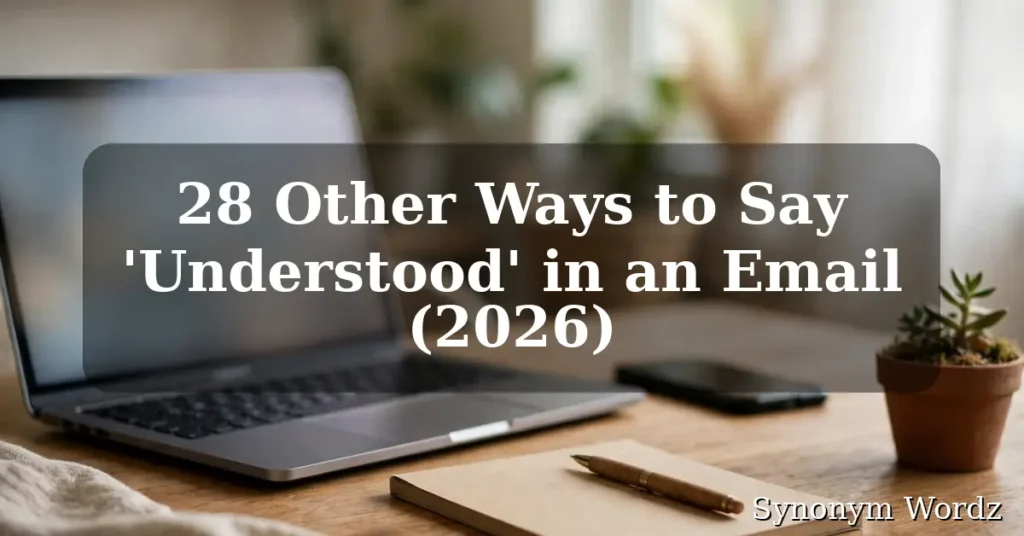 28 Other Ways to Say 'Understood' in an Email