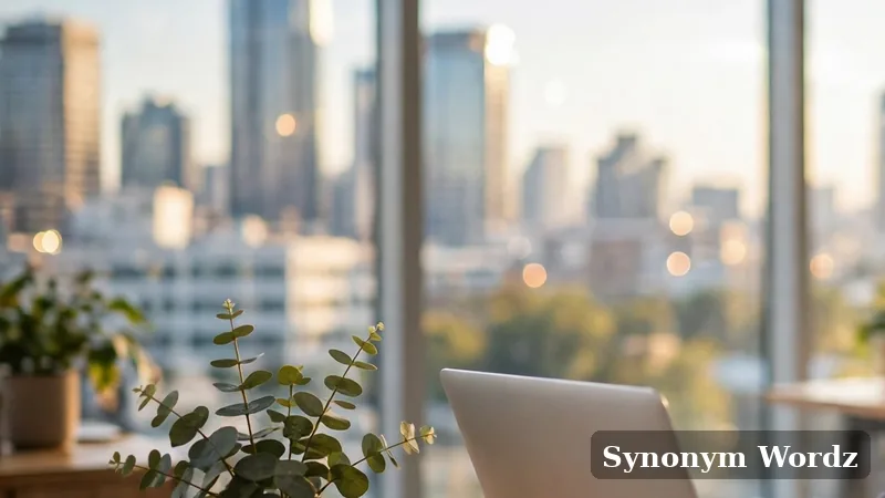 Business professionals in a modern office looking ahead to new opportunities