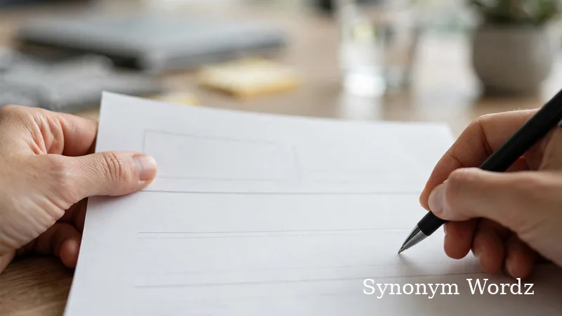 Professional writing a polished resume at a modern desk, choosing strong alternatives to I am