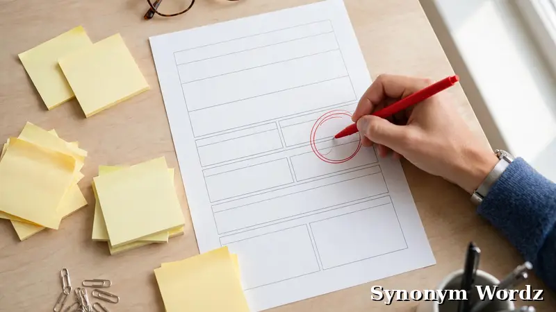 Resume being reviewed with a red pen, showing common resume mistakes to avoid