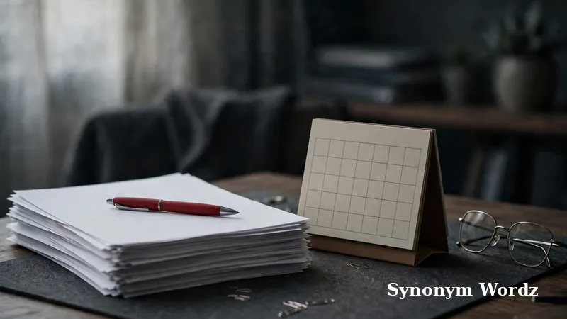 Red pen and documents on a desk symbolizing common email writing mistakes to avoid