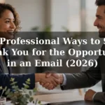 28 Professional Ways to Say Thank You for the Opportunity in an Email (2026)